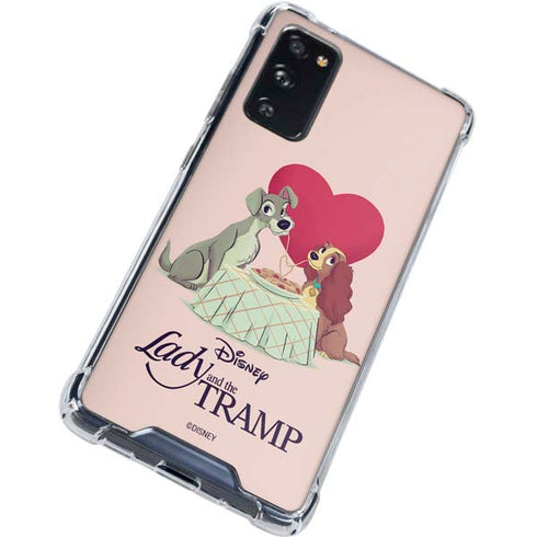 Disney Lady & The Tramp Spaghetti Dinner Galaxy S20 FE Clear Case